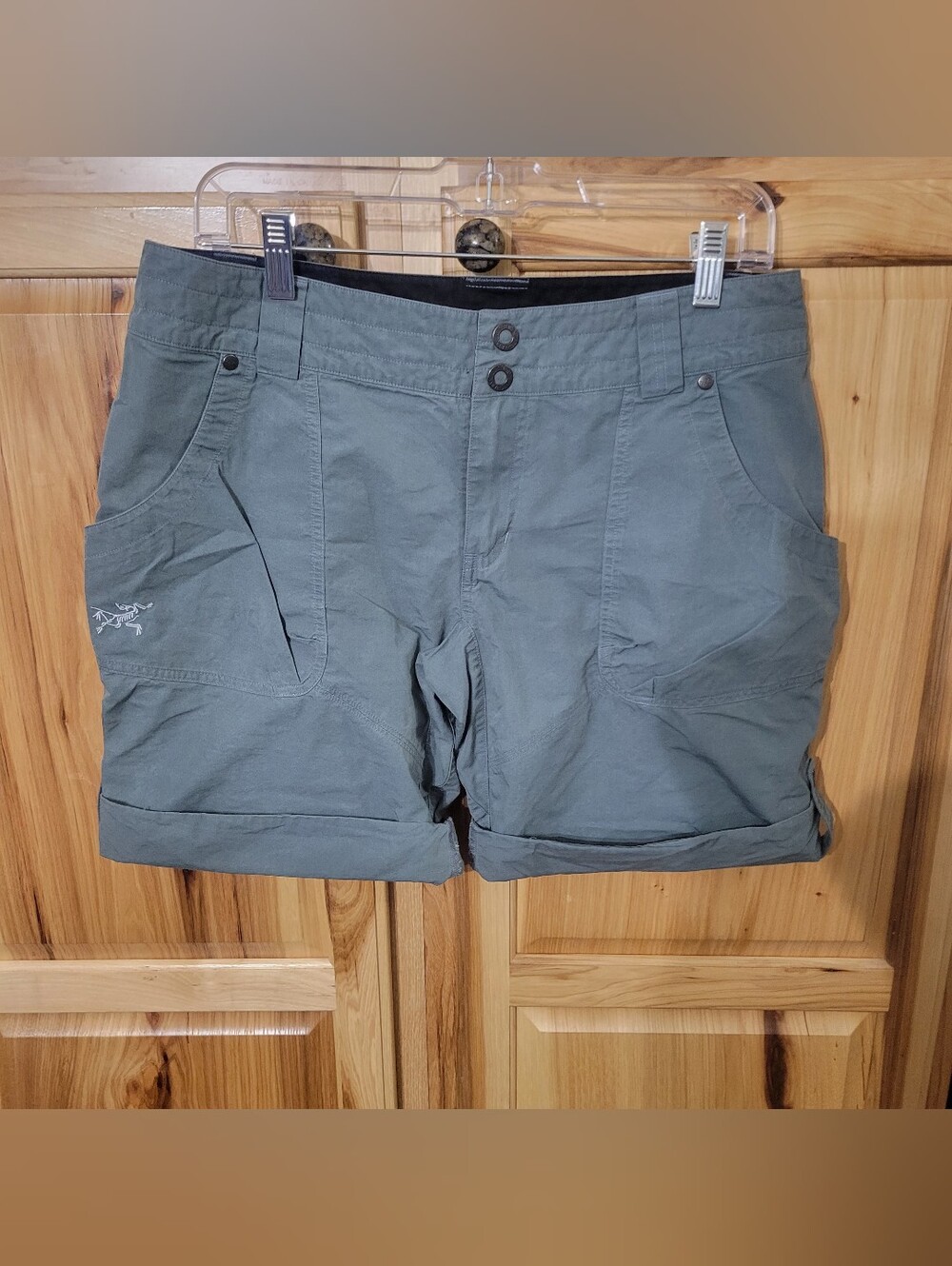 Arc'teryx Parapet Shorts Womens Hiking Sz 10 Adjustable Length